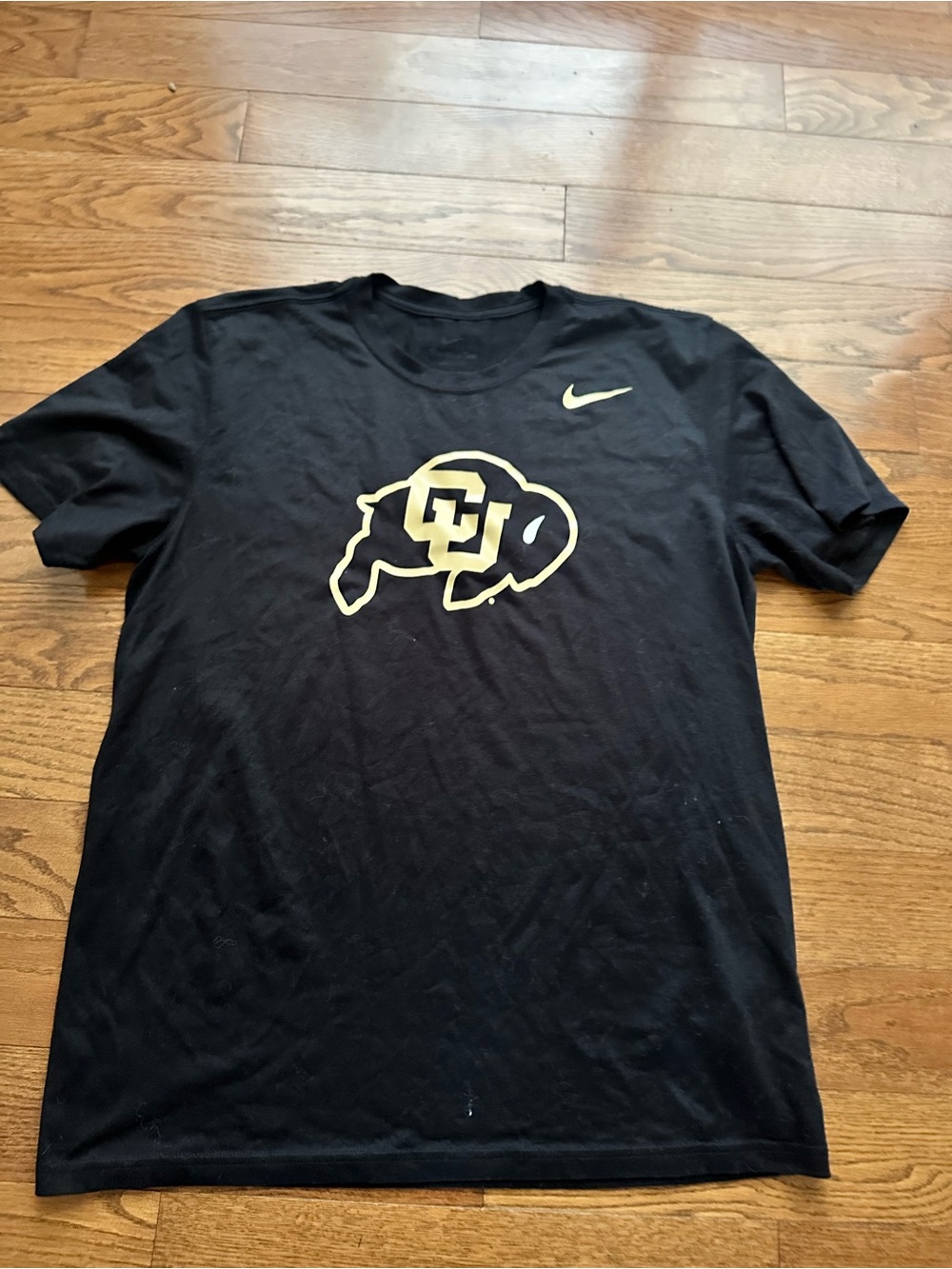 Nike Dri-FIT Tee Colorado Buffaloes Black Shirt Size Large